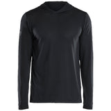 Blåkläder 3417 UV Funktionsshirt mit Kapuze – schwarz