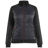Blåkläder Damen 3419 Hybrid Sweater – schwarz/rot