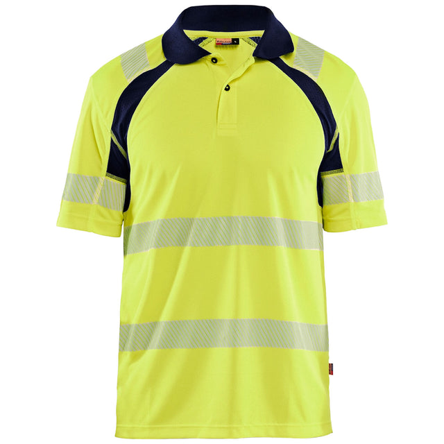 Blåkläder 3595 Warnschutz UV Poloshirt – gelb/marine