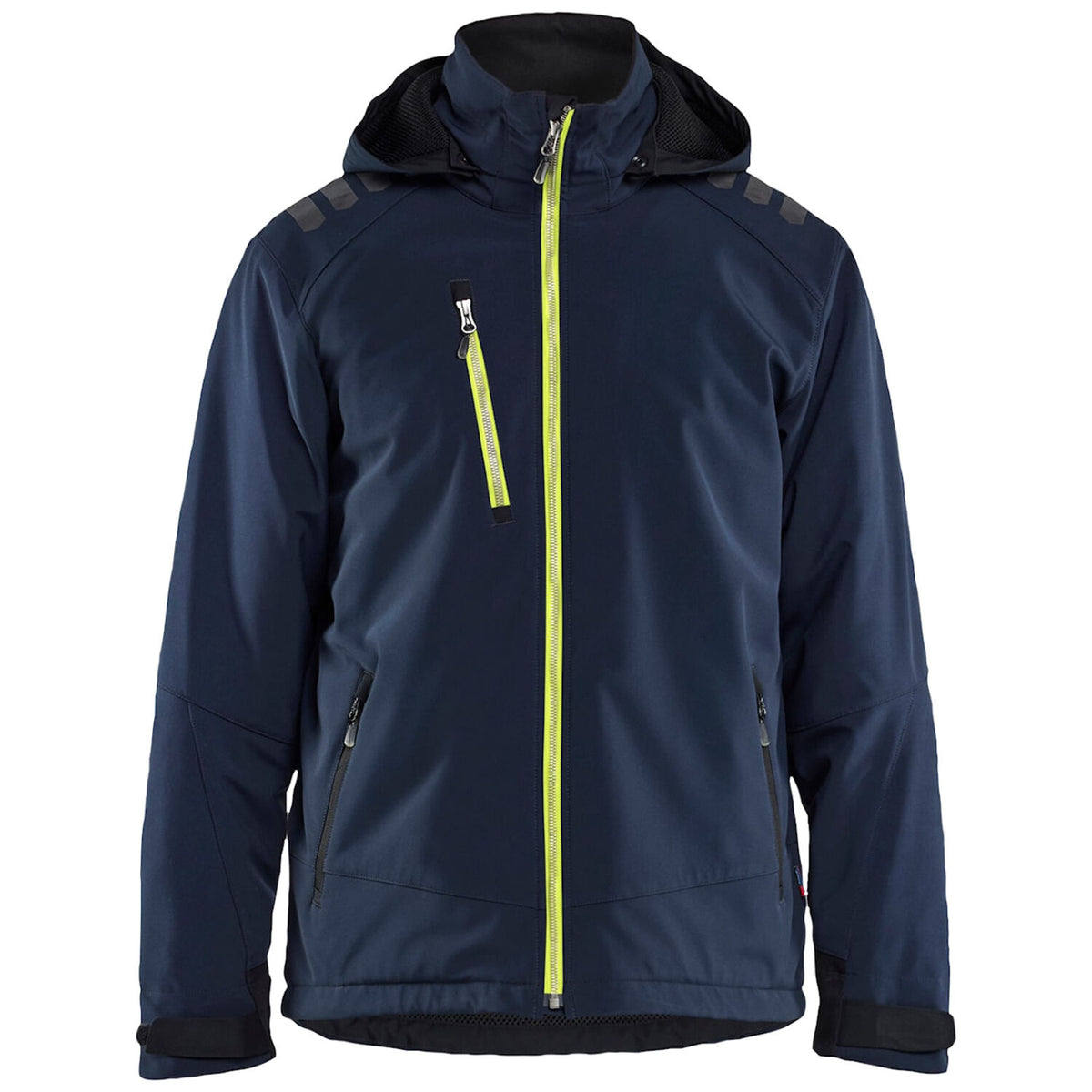 Blåkläder 4750 Softshell Winterjacke – dunkelmarine/gelb