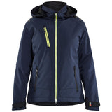 Blåkläder Damen Softshell Winterjacke – dunkelmarine/gelb