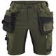 Blåkläder Damen 7133 Arbeitsshorts – waldgrün/schwarz