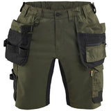 Blåkläder Damen 7133 Arbeitsshorts – waldgrün/schwarz