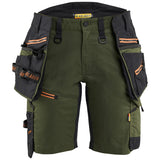 Blåkläder Damen 7175 Arbeitsshorts Striker – waldgrün/rost