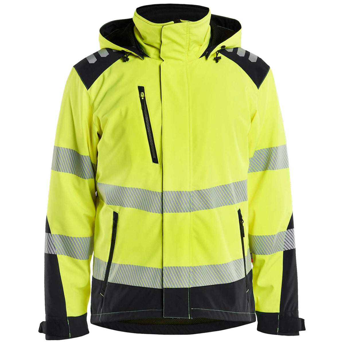 Blåkläder 4400 Blakläd Warnschutz Shoftshell Winterjacke – gelb/schwarz