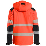 Blåkläder 4400 Blakläd Warnschutz Shoftshell Winterjacke – rot/schwarz