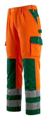 Mascot Olinda Safe Compete Warnschutz Bundhose – orange/grün