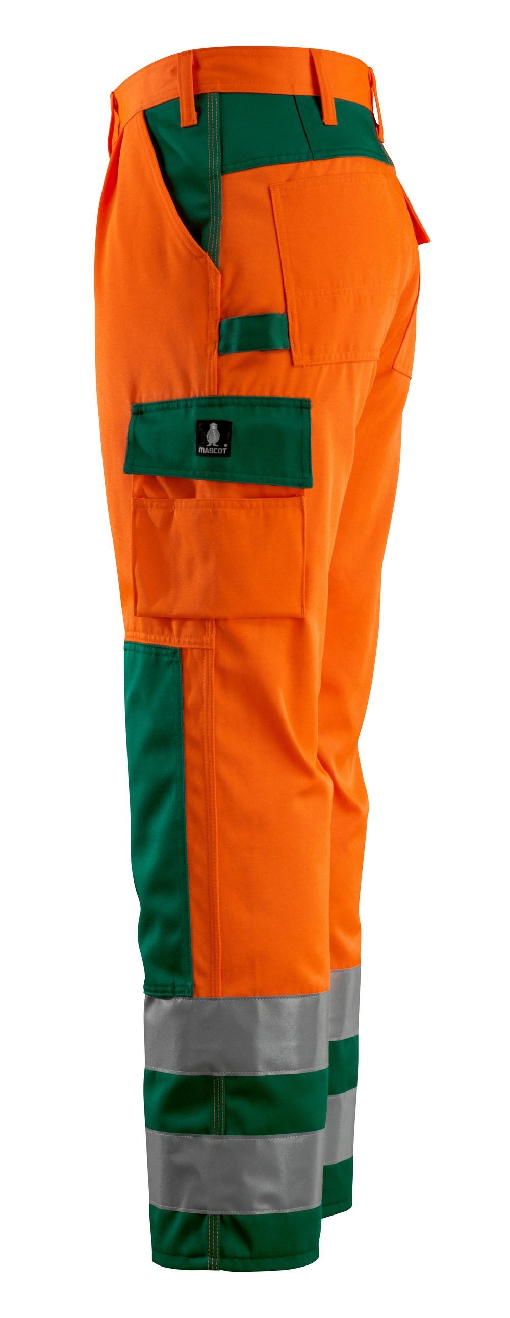 Mascot Olinda Safe Compete Warnschutz Bundhose – orange/grün