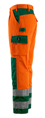 Mascot Olinda Safe Compete Warnschutz Bundhose – orange/grün