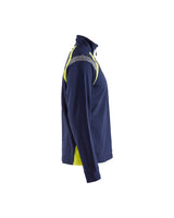 Blåkläder 3432 Zip-Sweatshirt – marine/gelb