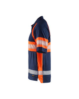 Blåkläder 3338 Warnschutz Polo-Shirt – marine/orange