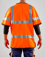 Blåkläder 3023 Kl. 3 Warnweste mit Ärmeln – orange