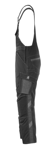 Mascot Leipzig Unique Latzhose – schwarz/dunkelanthrazit