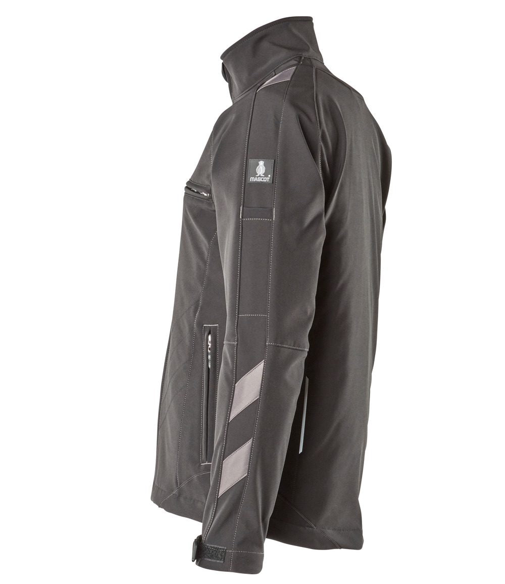 Mascot Dresden Unique einfarbig Softshelljacke – schwarz