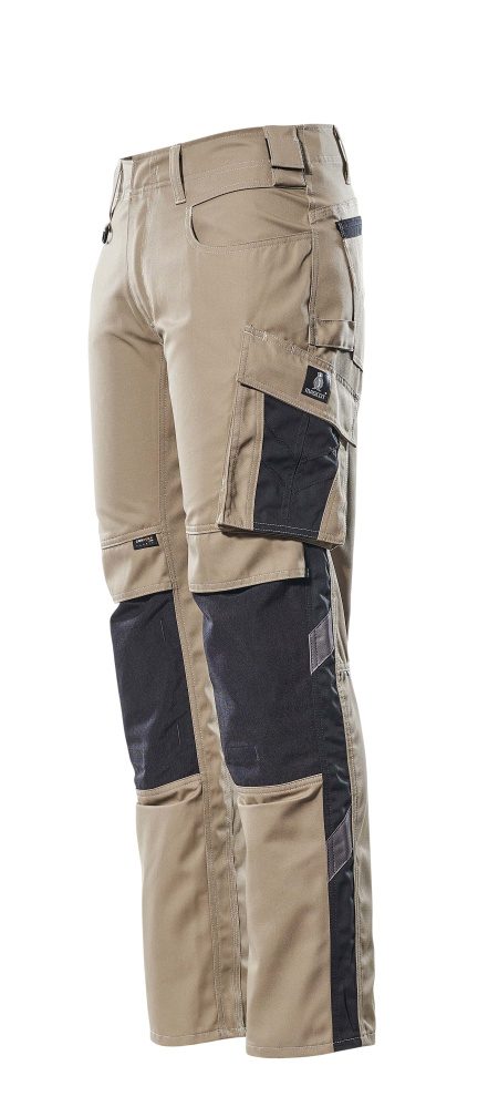 Mascot Mannheim Unique mehrfarbig Arbeitshose – hellkhaki/schwarz
