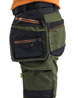 Blåkläder Damen 7175 Arbeitsshorts Striker – waldgrün/rost
