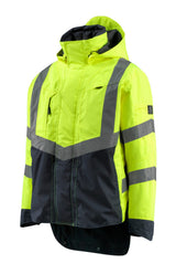 Mascot Harlow Safe Supreme zweif Warnschutzjacke – gelb/schwarzblau