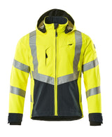Mascot Blackpool zweifarbig WarnSoftshelljacke – gelb/schwarzblau