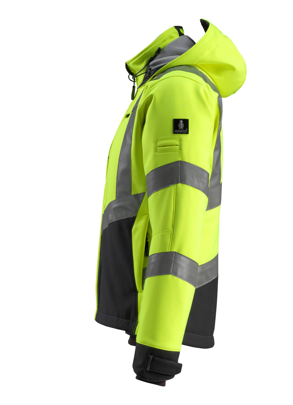 Mascot Blackpool zweifarbig WarnSoftshelljacke – gelb/schwarz