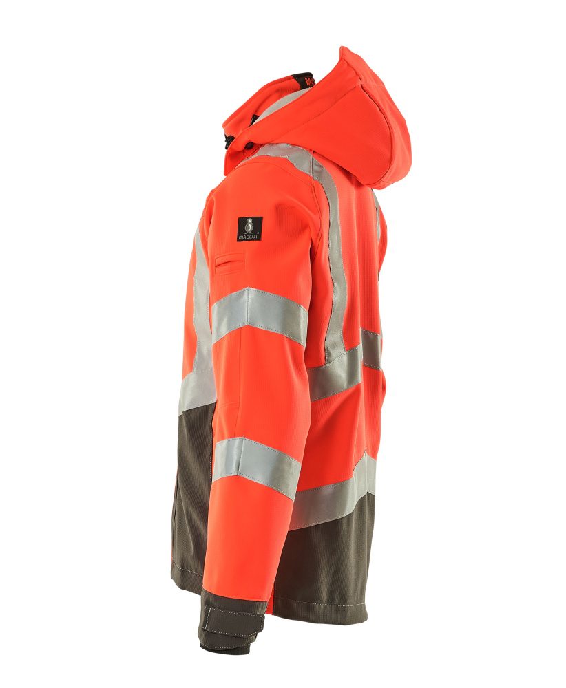 Mascot Blackpool zweifarbig WarnSoftshelljacke – rot/anthrazit