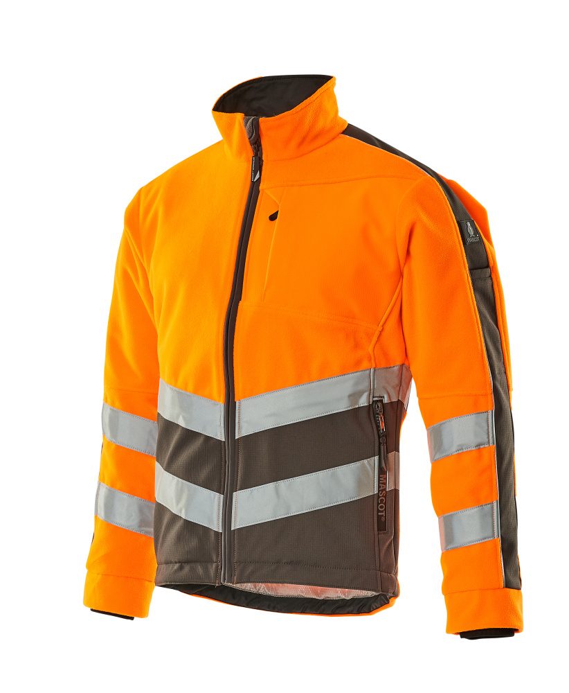 Mascot Sheffield Warnschutz Fleecejacke – warnorange/anthrazit
