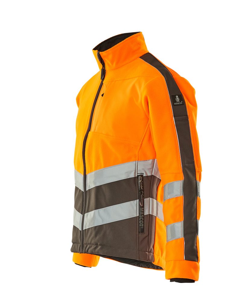Mascot Sheffield Warnschutz Fleecejacke – warnorange/anthrazit