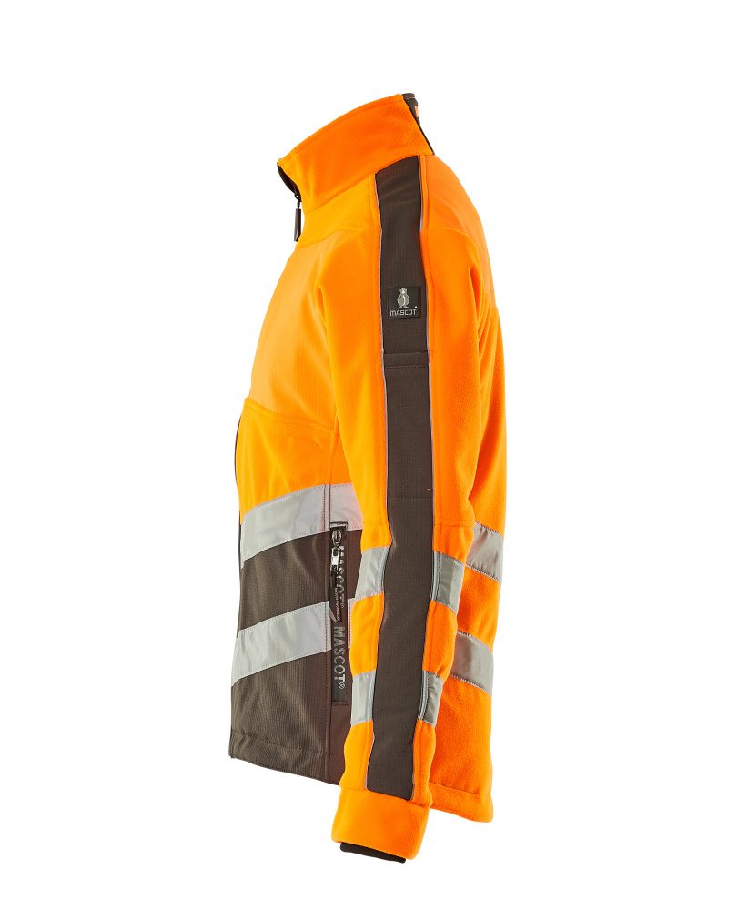 Mascot Sheffield Warnschutz Fleecejacke – warnorange/anthrazit
