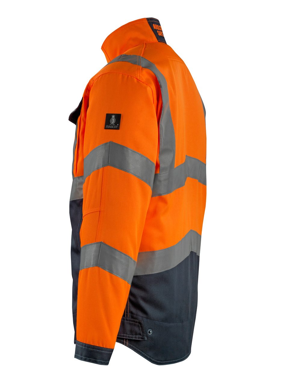 Mascot Oxford Safe Supreme Warnschutzjacke – orange/schwarzblau