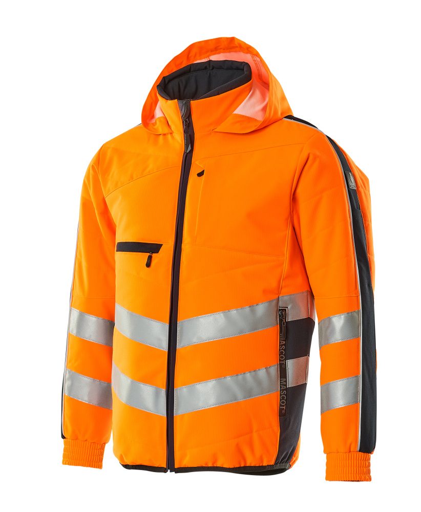 Mascot Dartford Safe Supreme WarnThermojacke – orange/schwarzblau