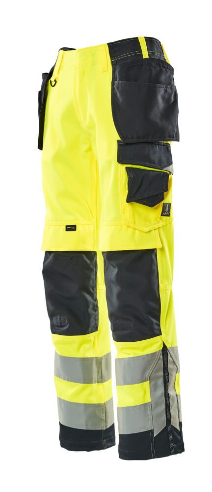 Mascot Wigan Safe Supreme Warnschutz Hose – gelb/schwarzblau
