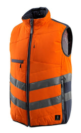 Mascot Grimsby Safe Supreme Warn-Thermoweste – orange/schwarzblau