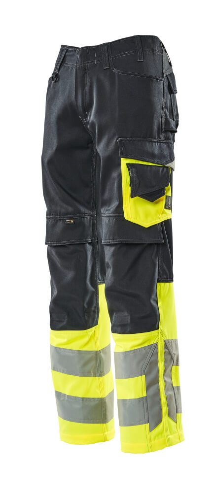 Mascot Leeds Safe Supreme Warnschutzhose – schwarzblau/gelb