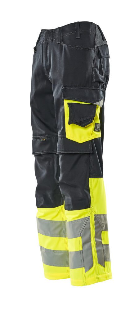 Mascot Leeds Safe Supreme Warnschutzhose – schwarzblau/gelb