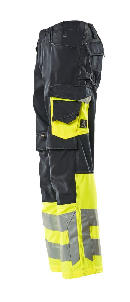 Mascot Leeds Safe Supreme Warnschutzhose – schwarzblau/gelb