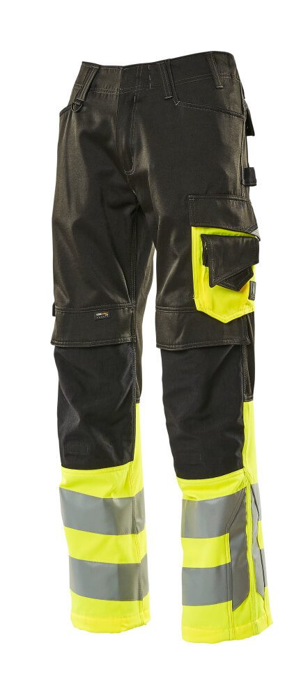 Mascot Leeds Safe Supreme Warnschutzhose – schwarz/gelb