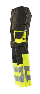 Mascot Leeds Safe Supreme Warnschutzhose – schwarz/gelb