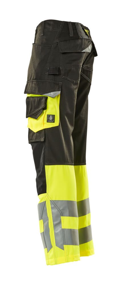 Mascot Leeds Safe Supreme Warnschutzhose – schwarz/gelb