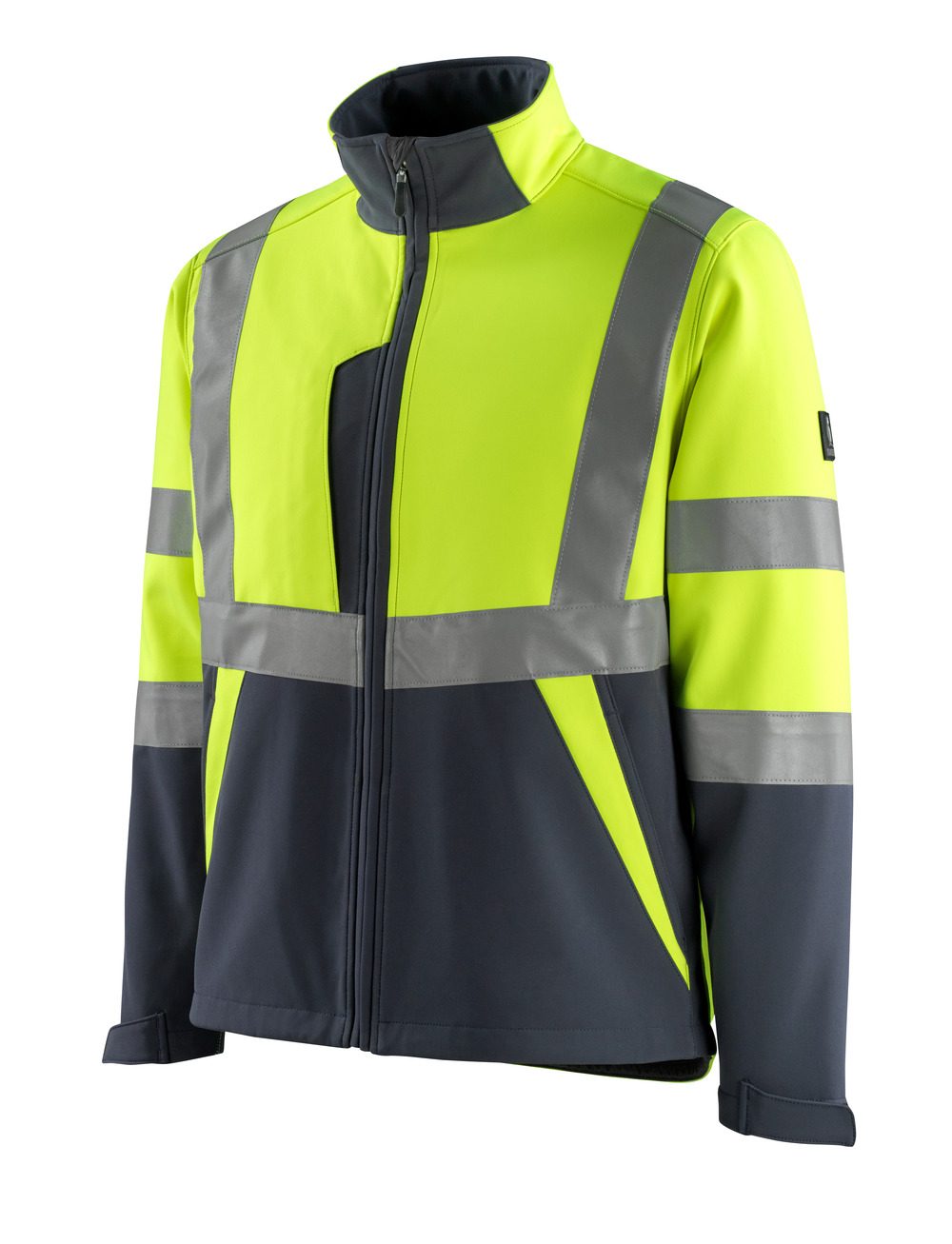 Mascot Kiama Safe Light Warn-Softshelljacke – gelb/schwarzblau