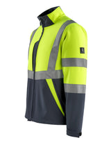 Mascot Kiama Safe Light Warn-Softshelljacke – gelb/schwarzblau