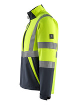 Mascot Kiama Safe Light Warn-Softshelljacke – gelb/schwarzblau