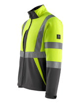 Mascot Kiama Safe Light Warn-Softshelljacke – warngelb/anthrazit