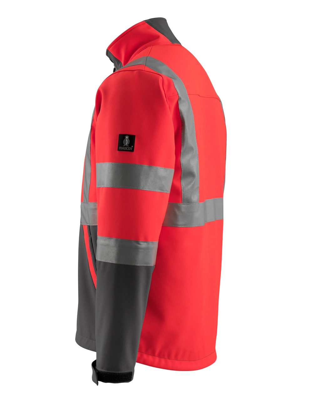 Mascot Kiama Safe Light Warn-Softshelljacke – rot/anthrazit
