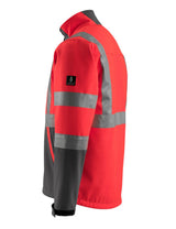Mascot Kiama Safe Light Warn-Softshelljacke – rot/anthrazit