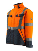 Mascot Penrith Safe Light Warn-Pilotjacke – orange/schwarzblau