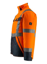 Mascot Penrith Safe Light Warn-Pilotjacke – orange/schwarzblau