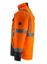 Mascot Penrith Safe Light Warn-Pilotjacke – orange/schwarzblau