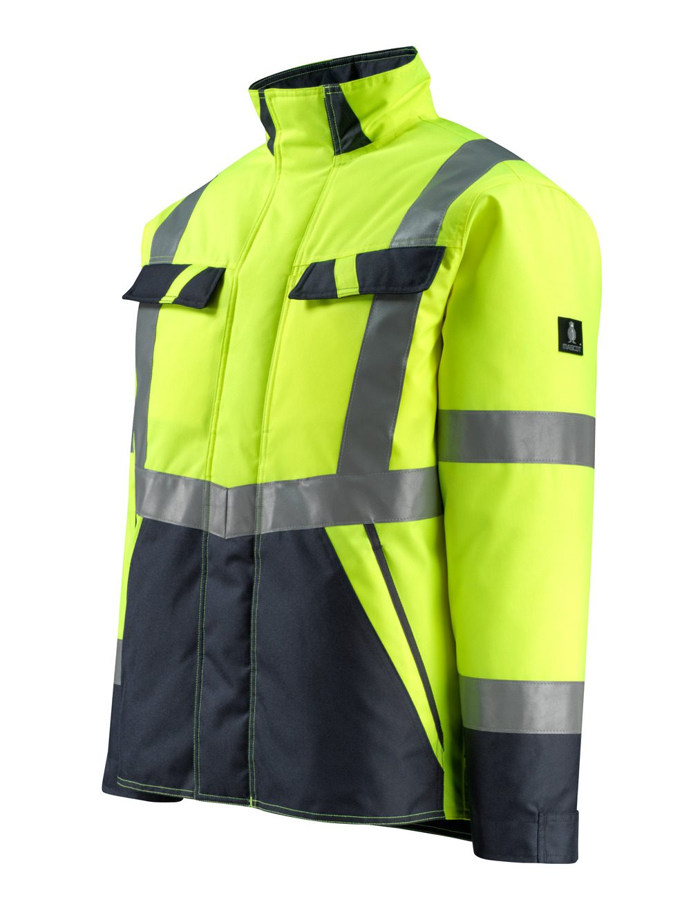 Mascot Penrith Safe Light Warn-Pilotjacke – gelb/schwarzblau