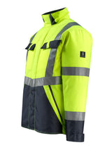 Mascot Penrith Safe Light Warn-Pilotjacke – gelb/schwarzblau