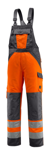 Mascot Gosford Safe Light Warnschutz Latzhose – orange/dunkelanthrazit