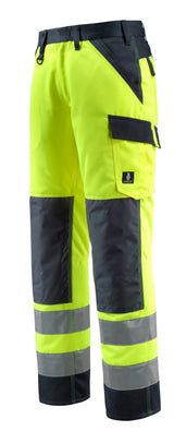 Mascot Maitland Safe Light Warnschutz Hose – gelb/schwarzblau